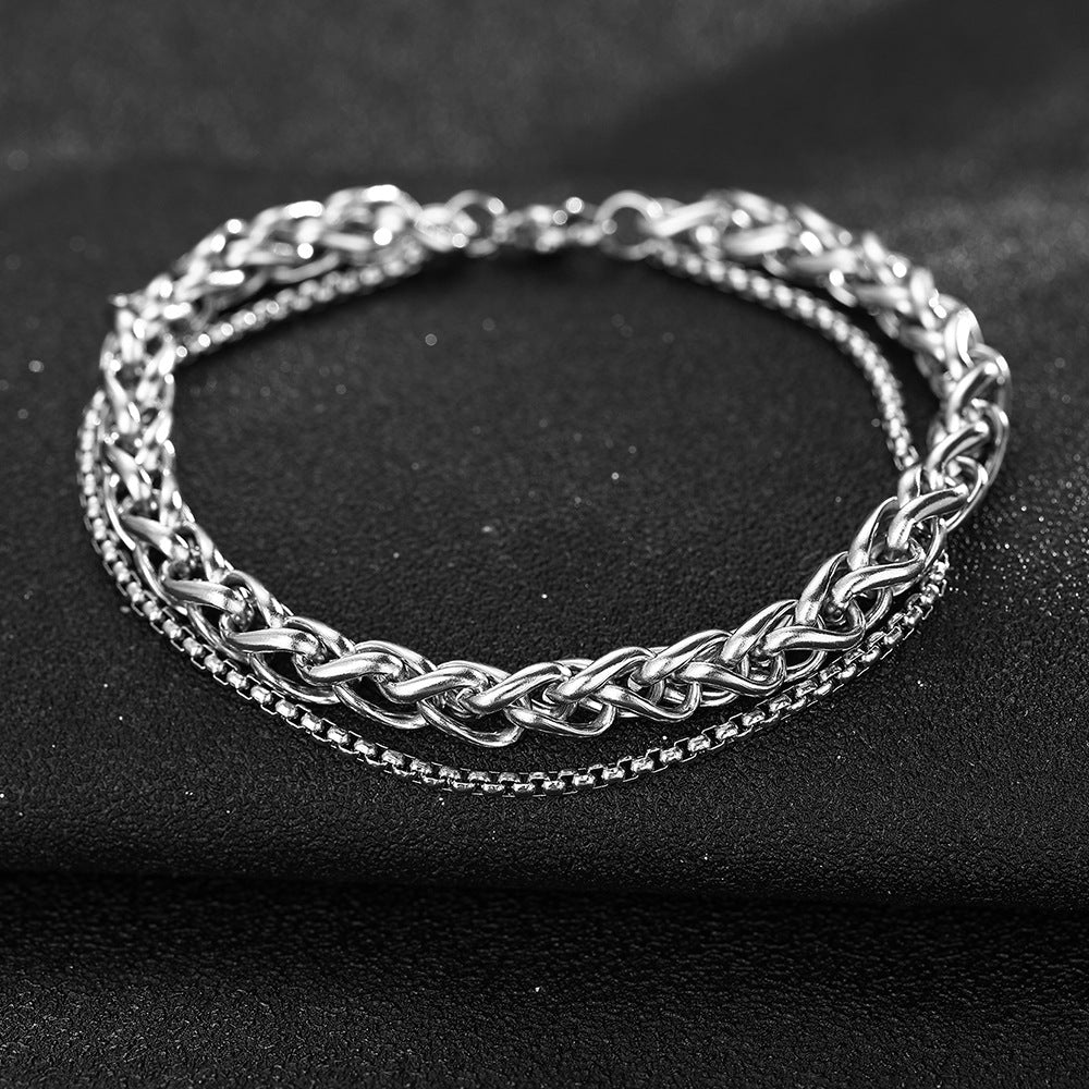 Men's Double Layer Bracelet