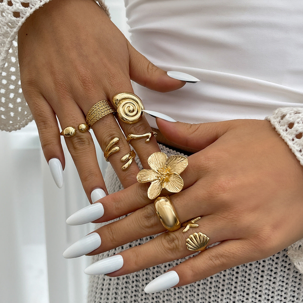 Beach Ring 8pcs Set