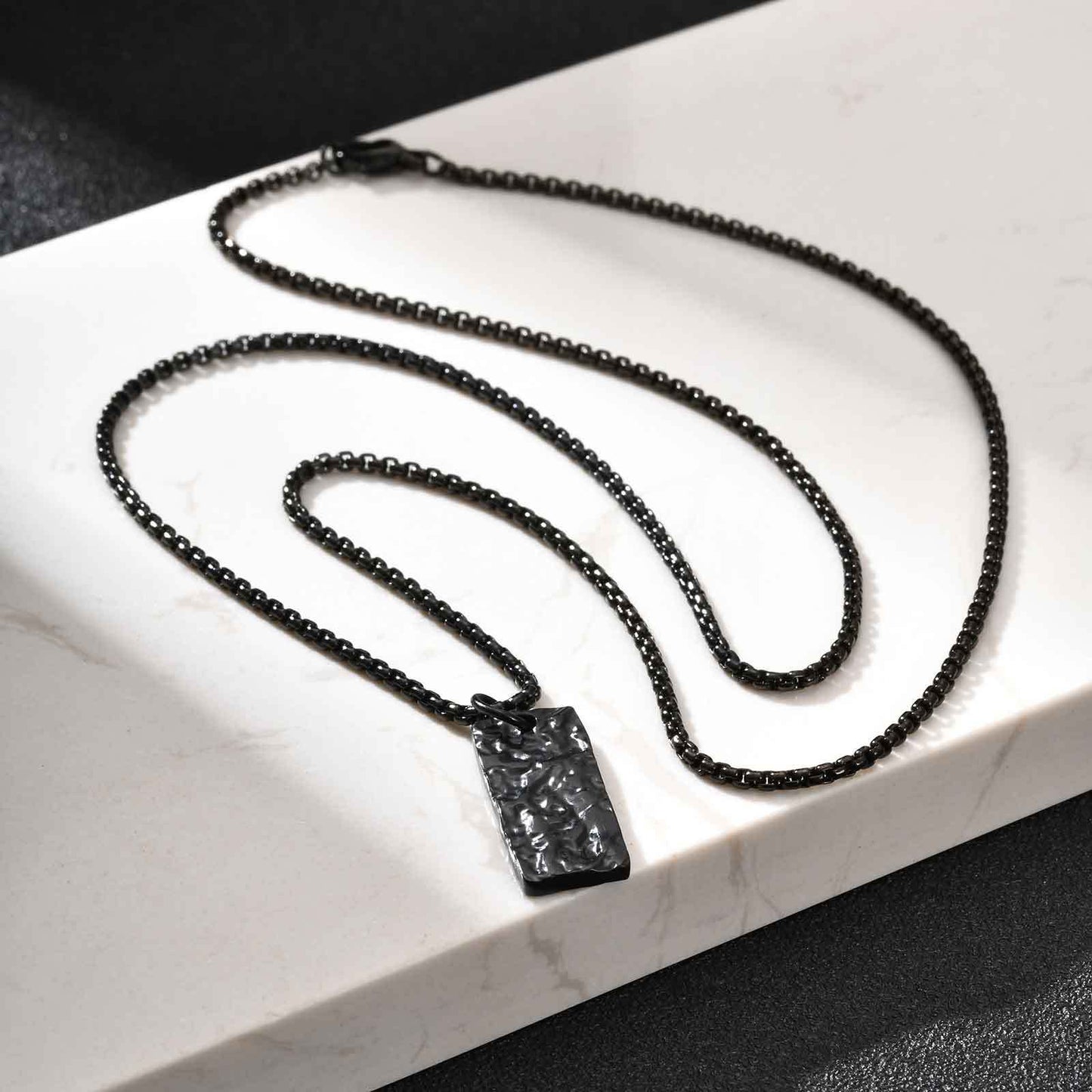 Men's Pleated Pendant