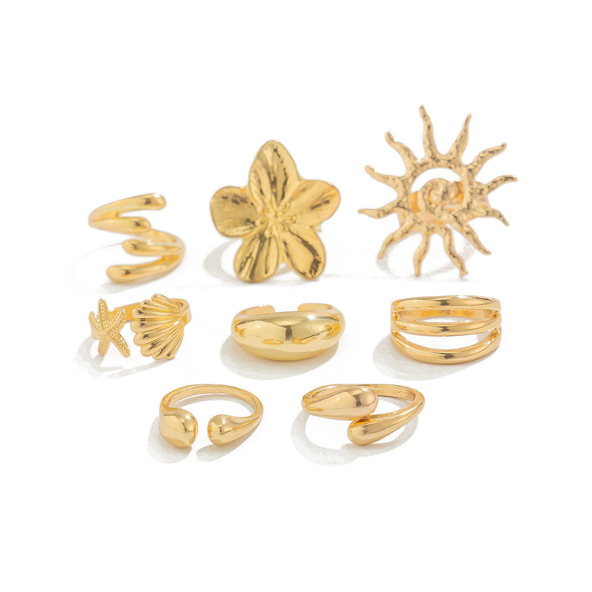 Beach Ring 8pcs Set