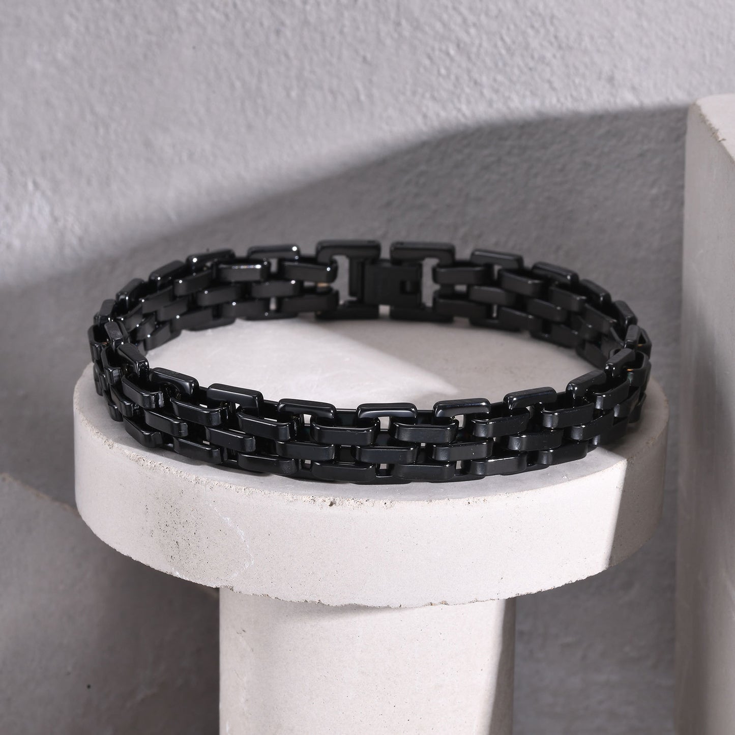 Men's Black Strap Bracelet