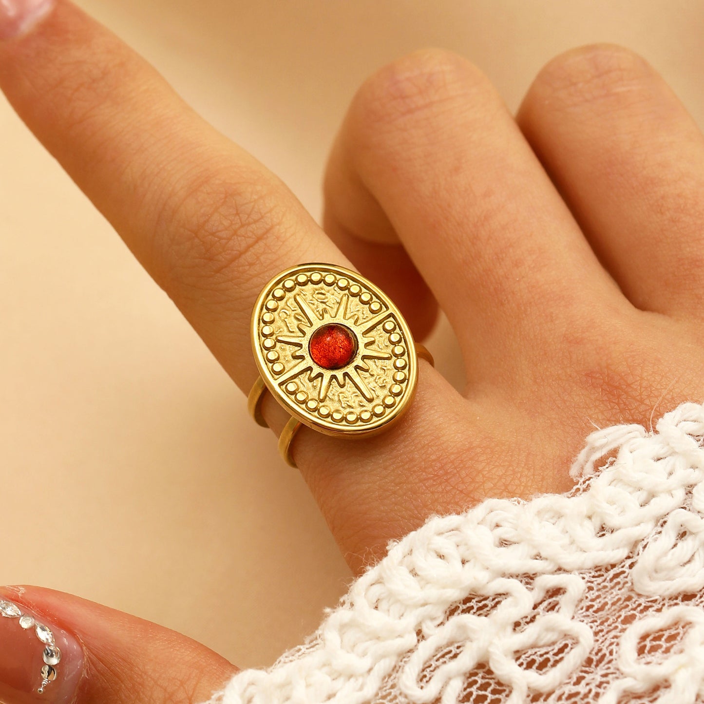 Retro Adjustable Ring