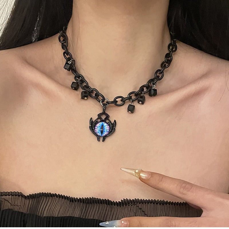 Demon Eye Dark Necklace