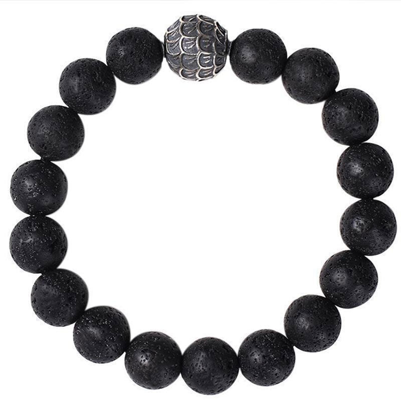 Men's Volcanic Stone Bracelet