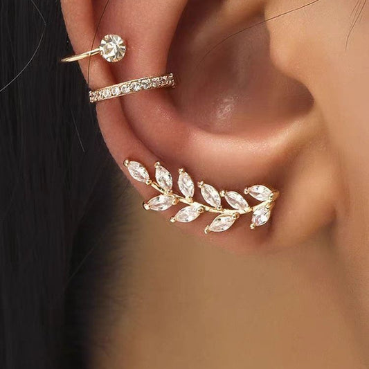 Leaf Ear cuff Earrings