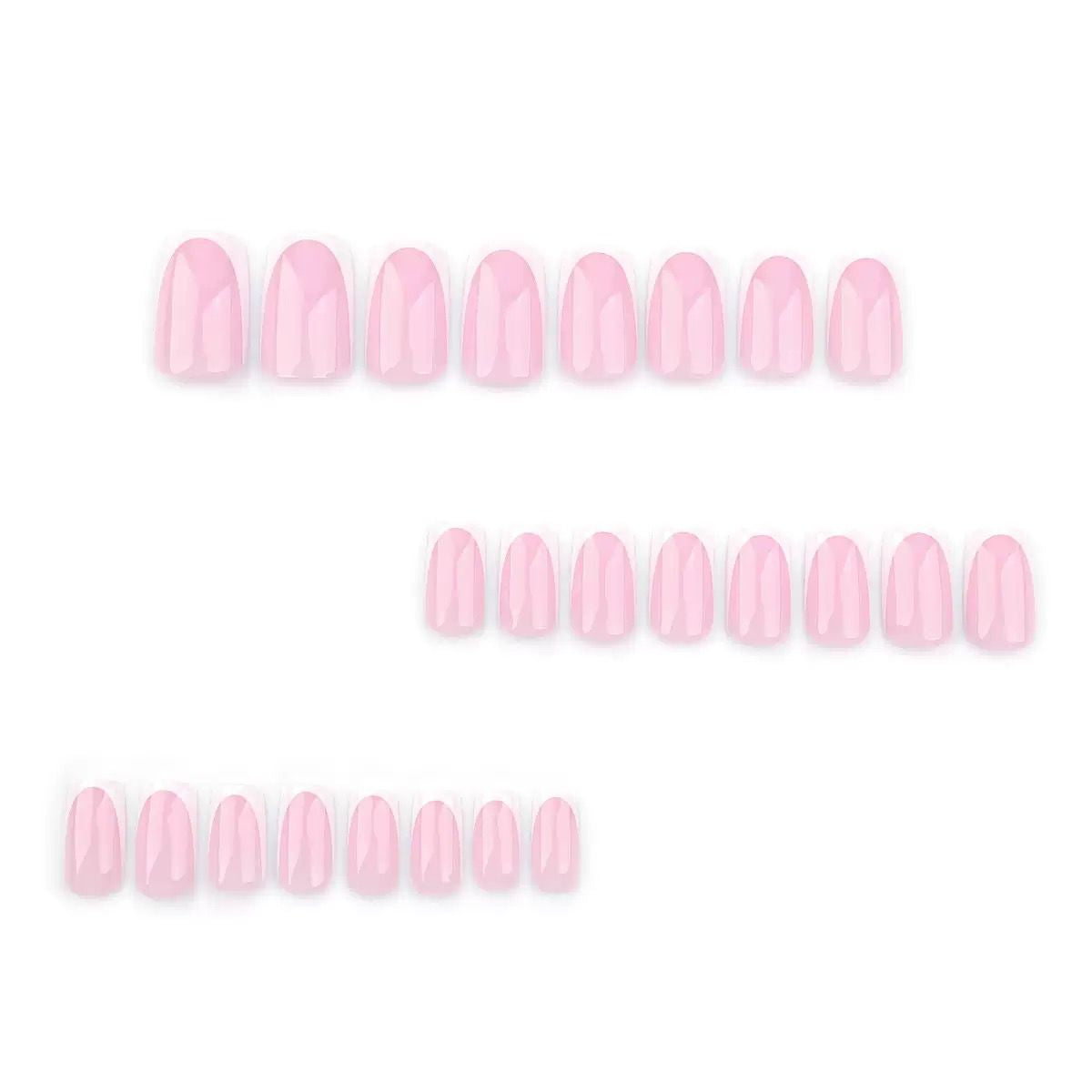 Classic French Manicure White Nail