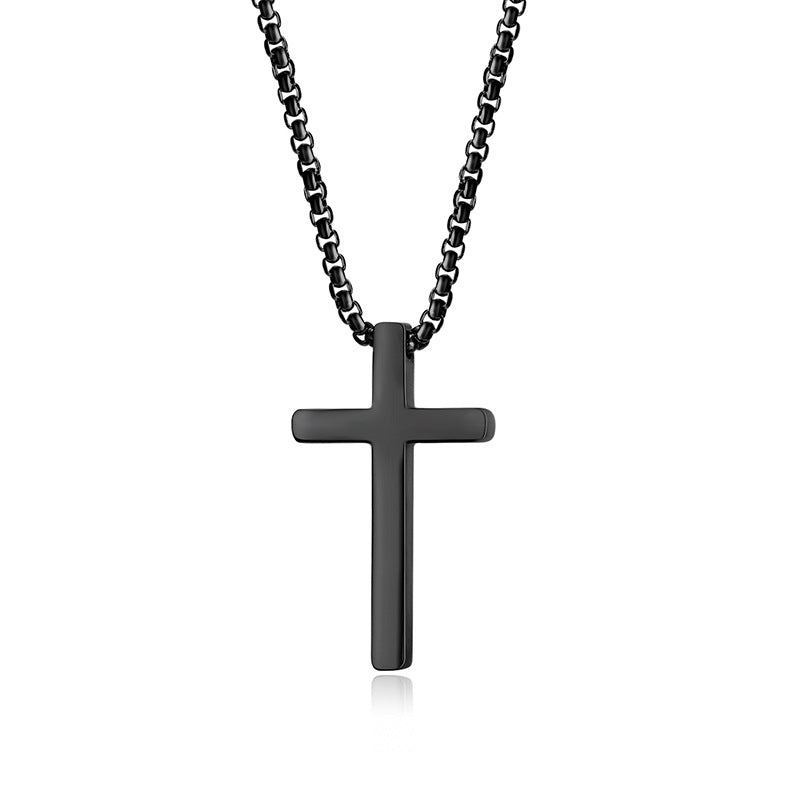 Men's Stainless Steel Cross Pendant