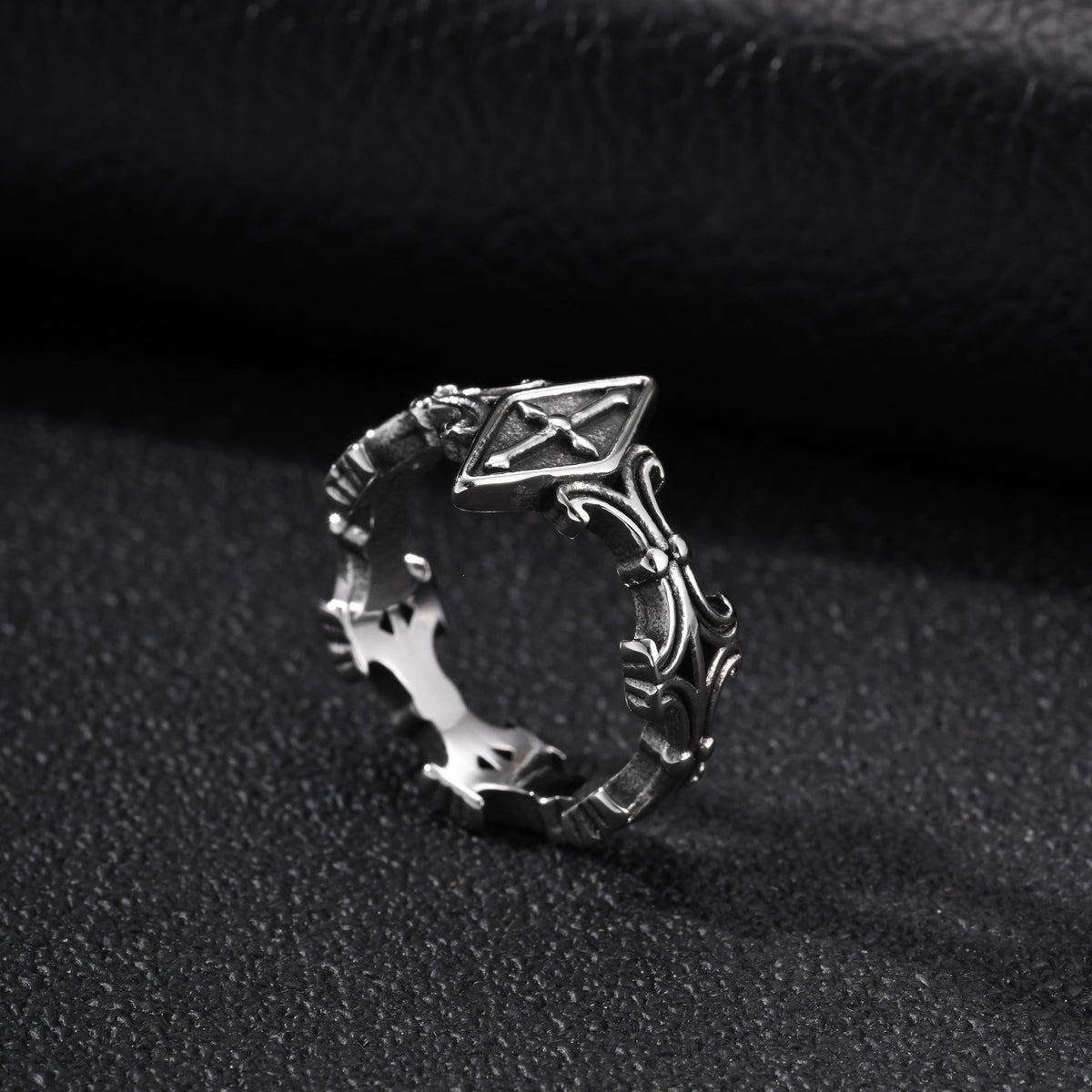 Vibrant Stainless Steel Ring