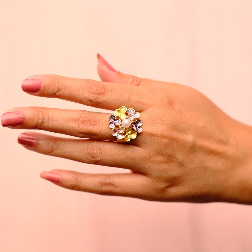 Hand painted Enamel Rings