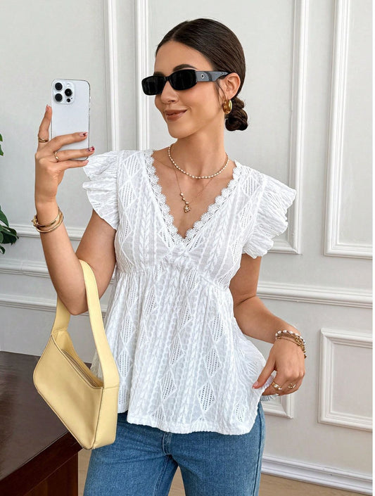 V neck  top