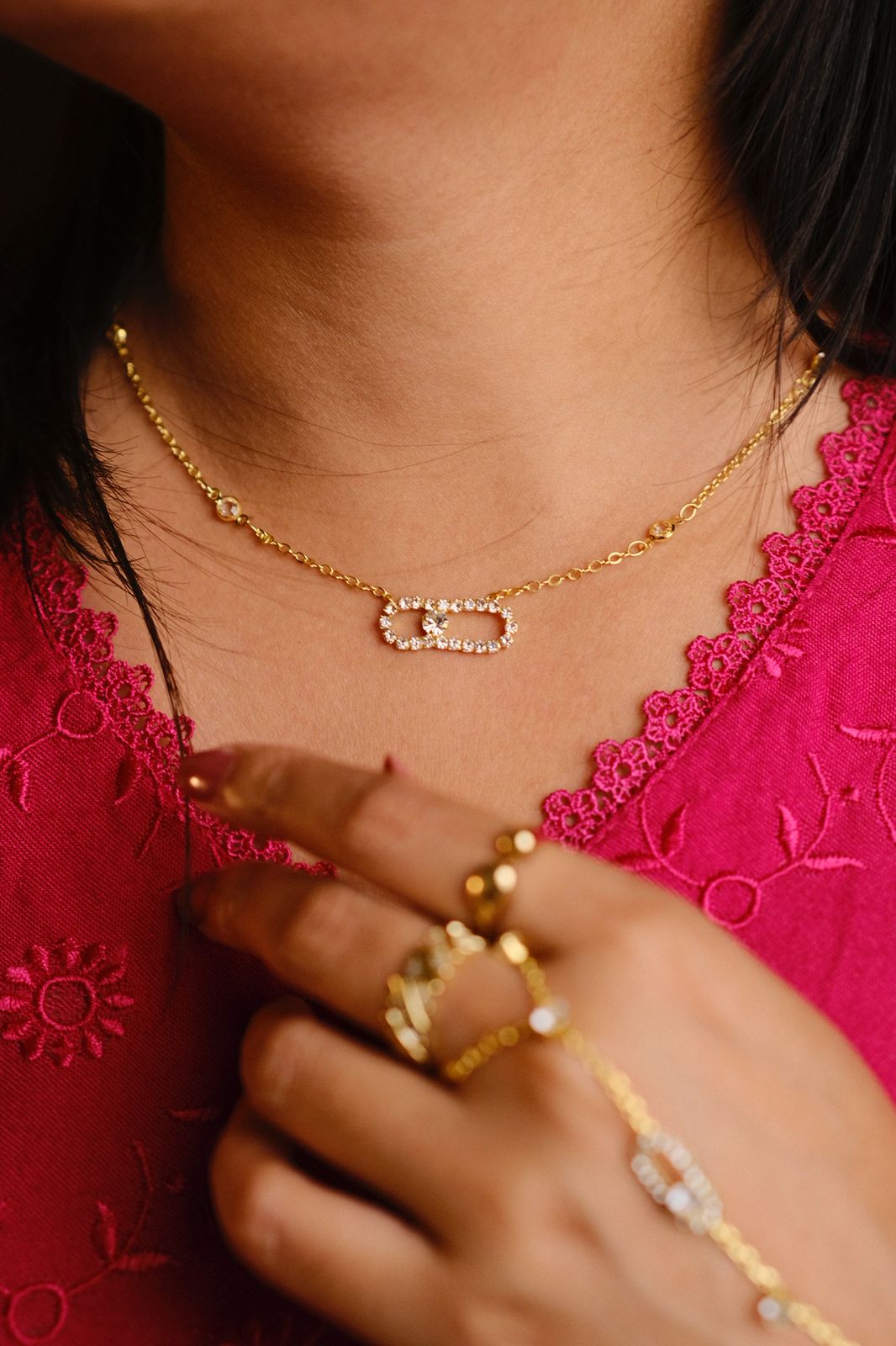 Paper Clip Necklace